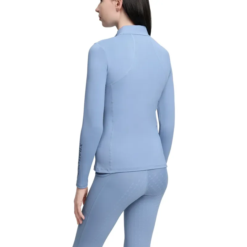 LeMieux Classique Young Rider Long Sleeve Base Layer - Powder Blue-2