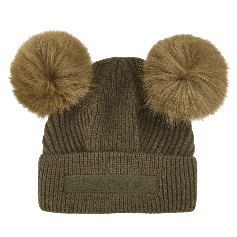 LeMieux Mini Clara Double Pom Pom Beanie Hat - Alpine