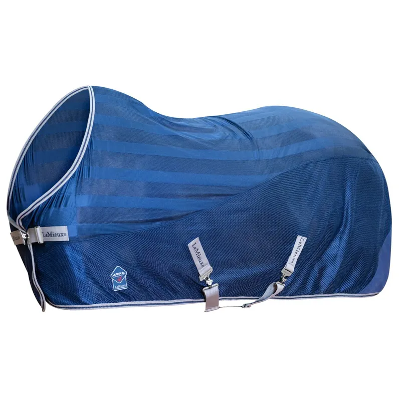 LeMieux Arika Air-Tek Mesh Sheet - Navy-3