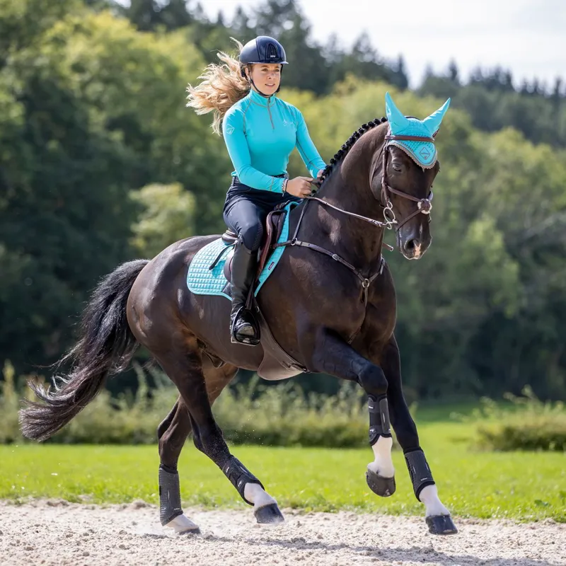LeMieux Classic Fly Hood - Azure-8