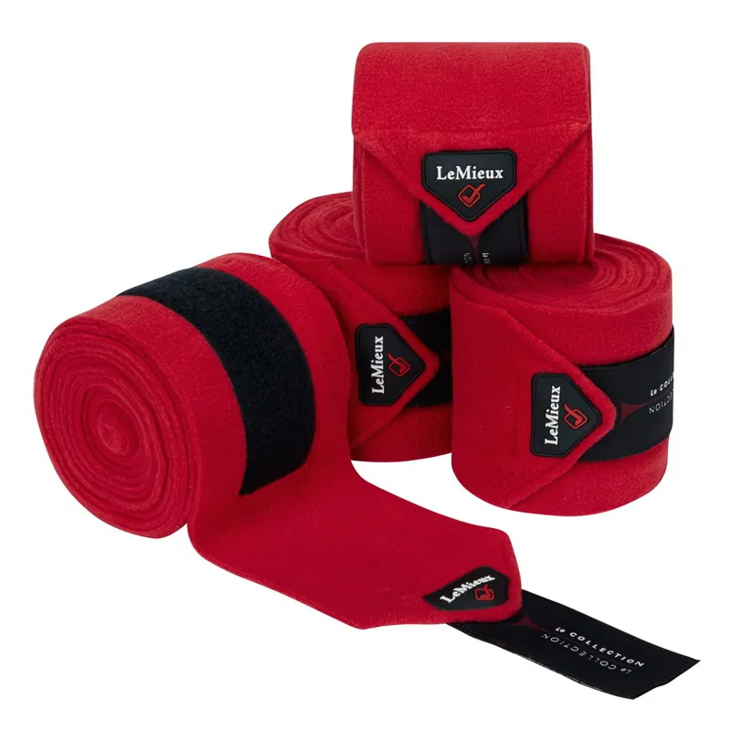 LeMieux Luxury Polo Wraps - Chilli