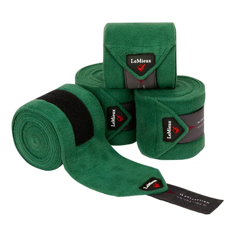 LeMieux Luxury Polo Wraps - Hunter Green