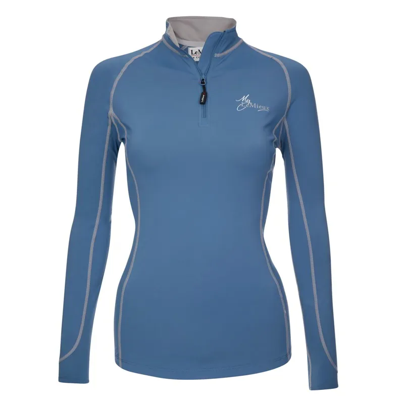 LeMieux Womens Base Layer - Ice Blue/Grey