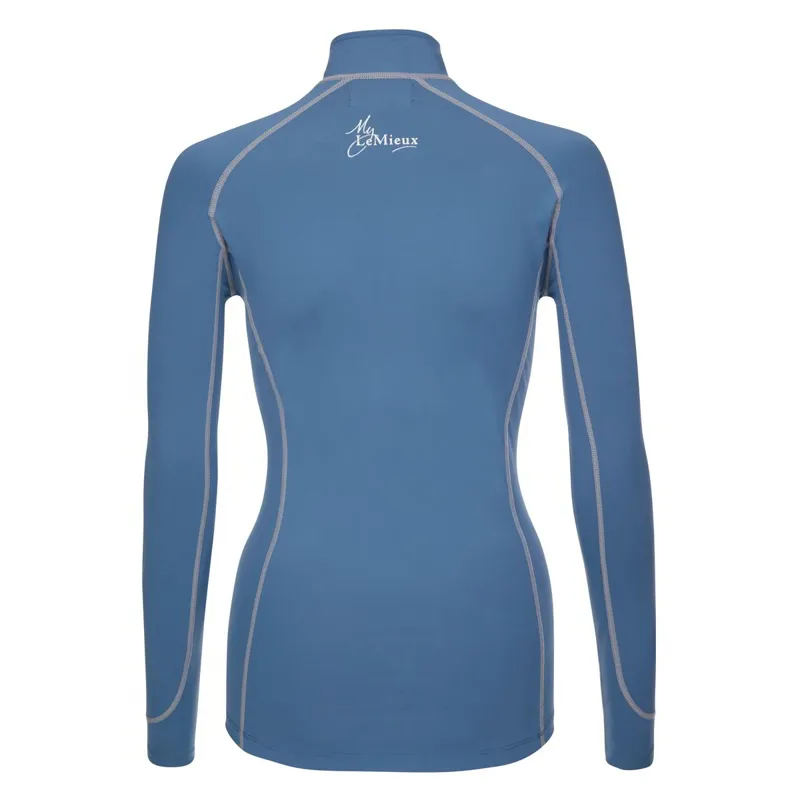 LeMieux Womens Base Layer - Ice Blue/Grey-2