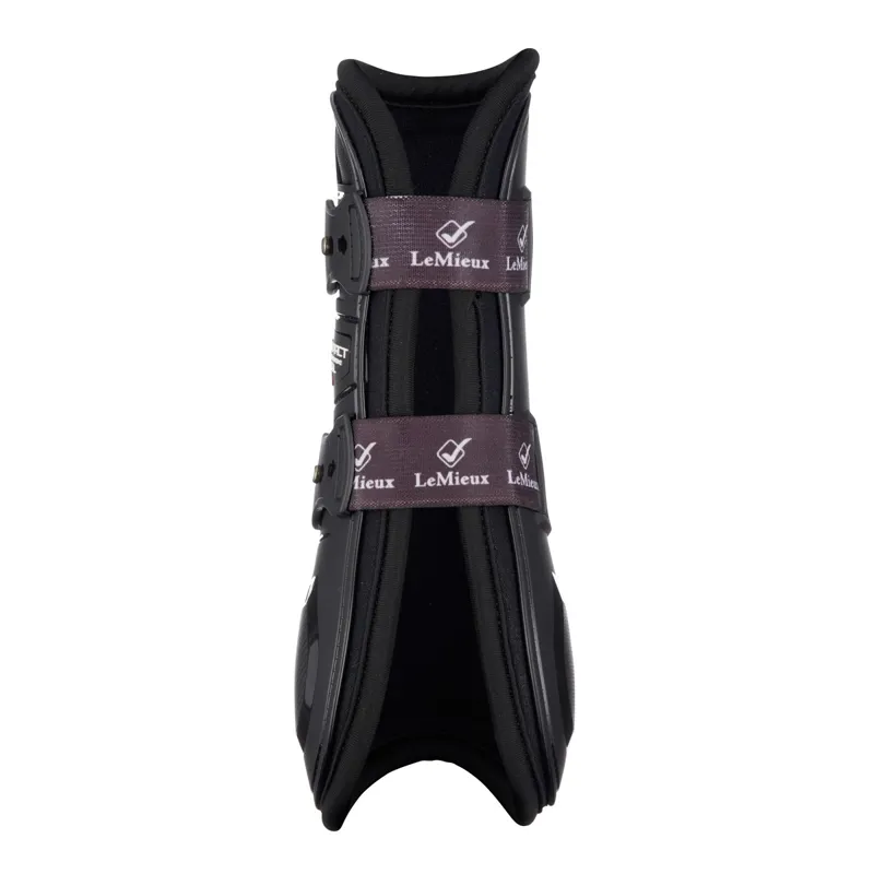 LeMieux Impact Responsive Gel Tendon Boots - Black-3