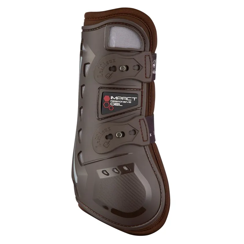 LeMieux Impact Responsive Gel Tendon Boots - Brown