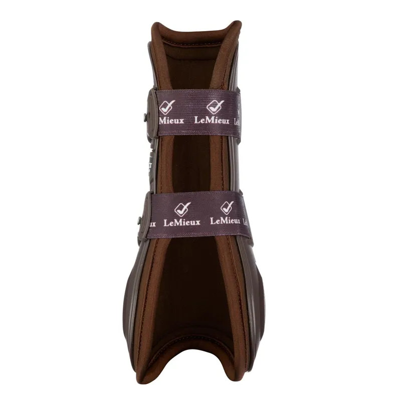 LeMieux Impact Responsive Gel Tendon Boots - Brown-3