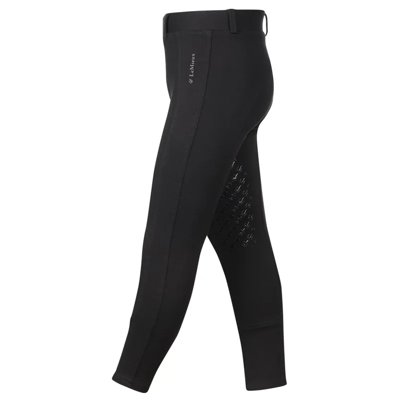 LeMieux Junior Pro Knee Grip Children's Breeches - Black-1