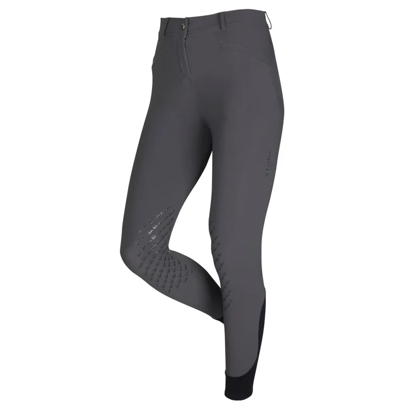 LeMieux Dynamique Knee Grip Ladies Breeches - Graphite-1