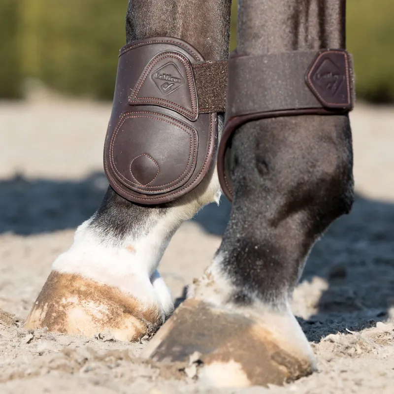 LeMieux Capella Fetlock Boots - Brown-6