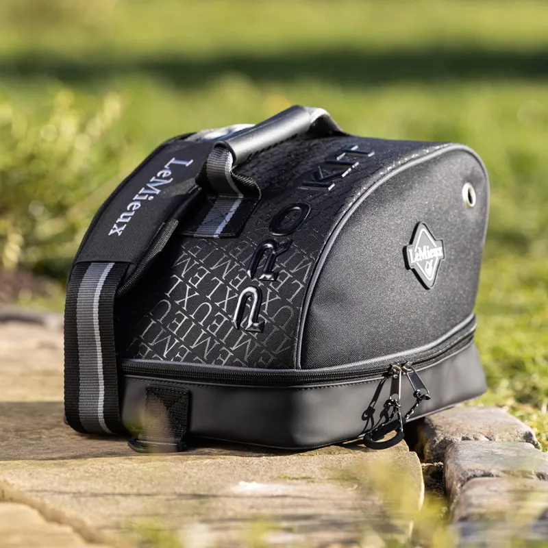LeMieux Elite Pro Riding Helmet Case - Black-1