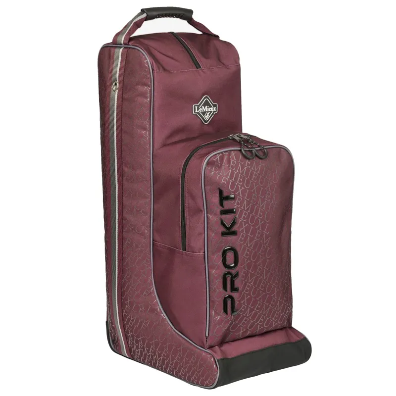LeMieux Elite Pro Helmet and Boot Bag - Burgundy
