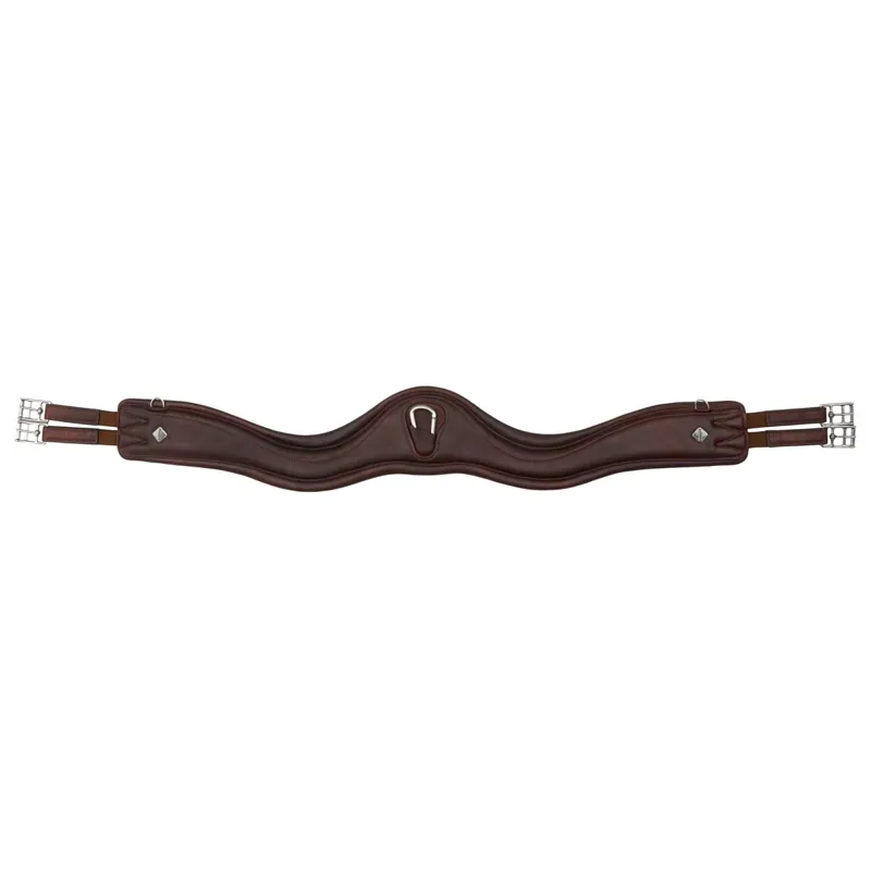 LeMieux Gel-Tek Anatomic Curve Jumping Girth - Brown