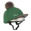 LeMieux Pom Helmet Cover - Hunter Green/Grey