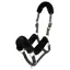 LeMieux Comfort Fleece Halter - Black/Grey