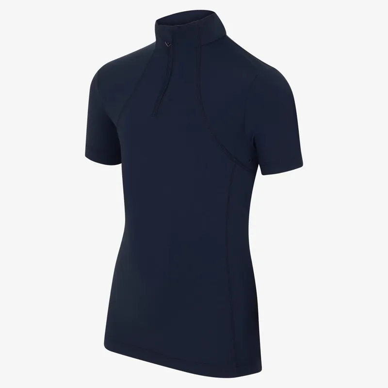 LeMieux Young Rider Short Sleeve Youth Base Layer - Indigo-2