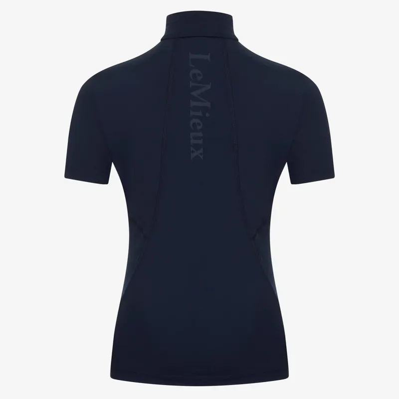 LeMieux Young Rider Short Sleeve Youth Base Layer - Indigo-1