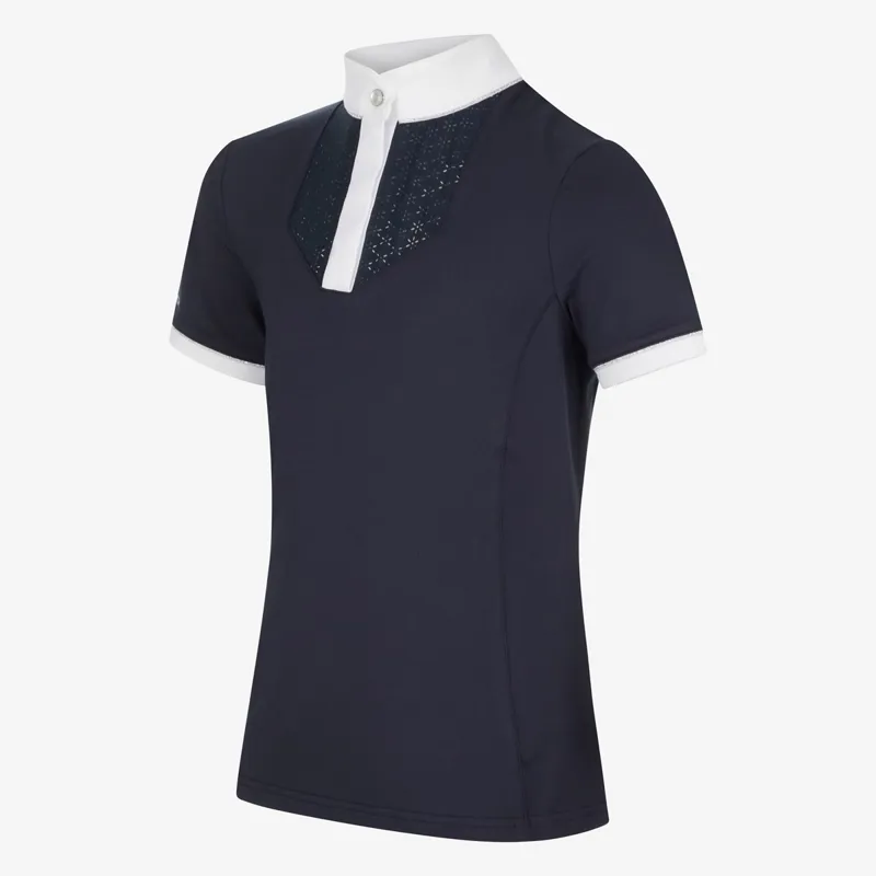 LeMieux Young Rider Belle Junior Show Shirt - Navy-3