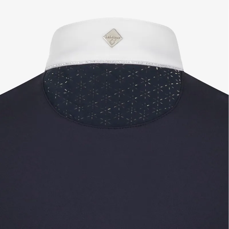 LeMieux Young Rider Belle Junior Show Shirt - Navy-5
