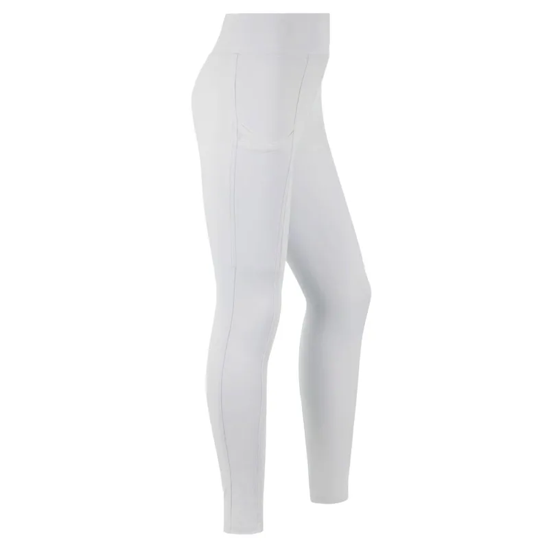 LeMieux Young Rider Full Seat Junior Pull On Breeches - White
