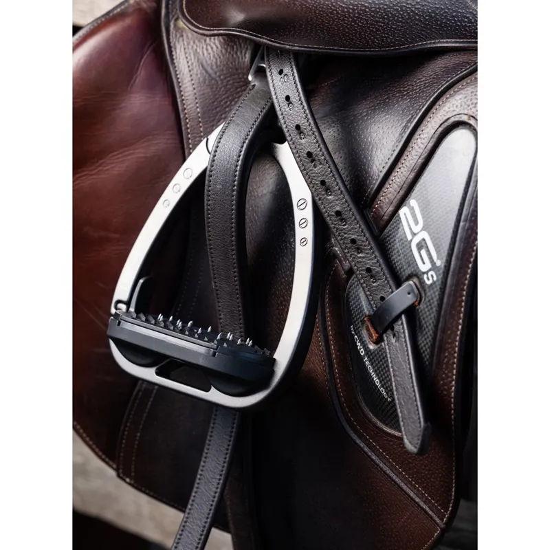 LeMieux Arika Stirrup Leathers - Brown-2