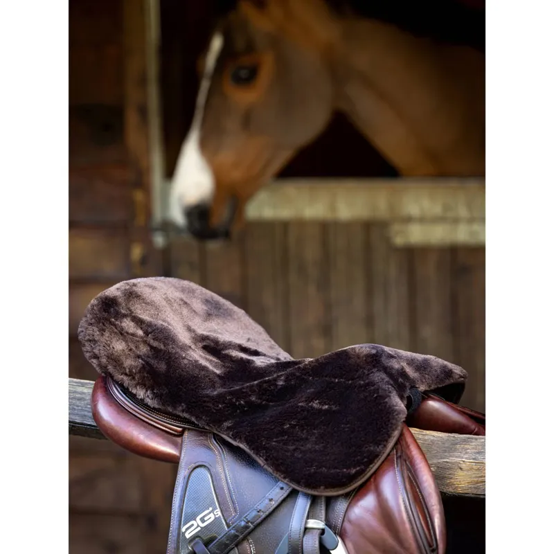 LeMieux Simuwool Seat Saver - Brown-2