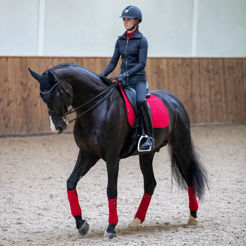 LeMieux Luxury Polo Wraps - Chilli-2