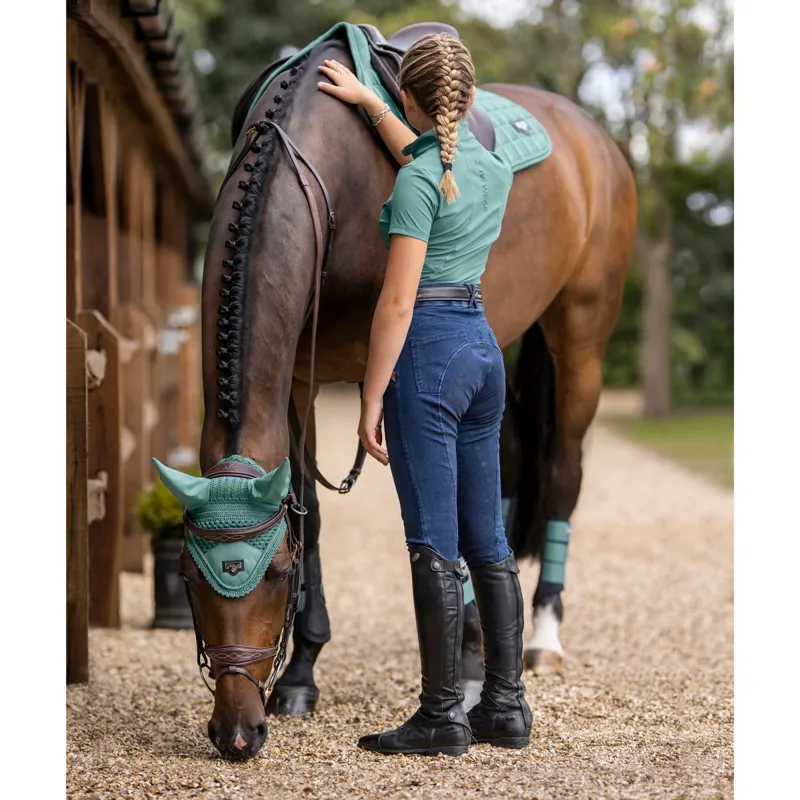LeMieux Loire Fly Bonnet - Sage-5
