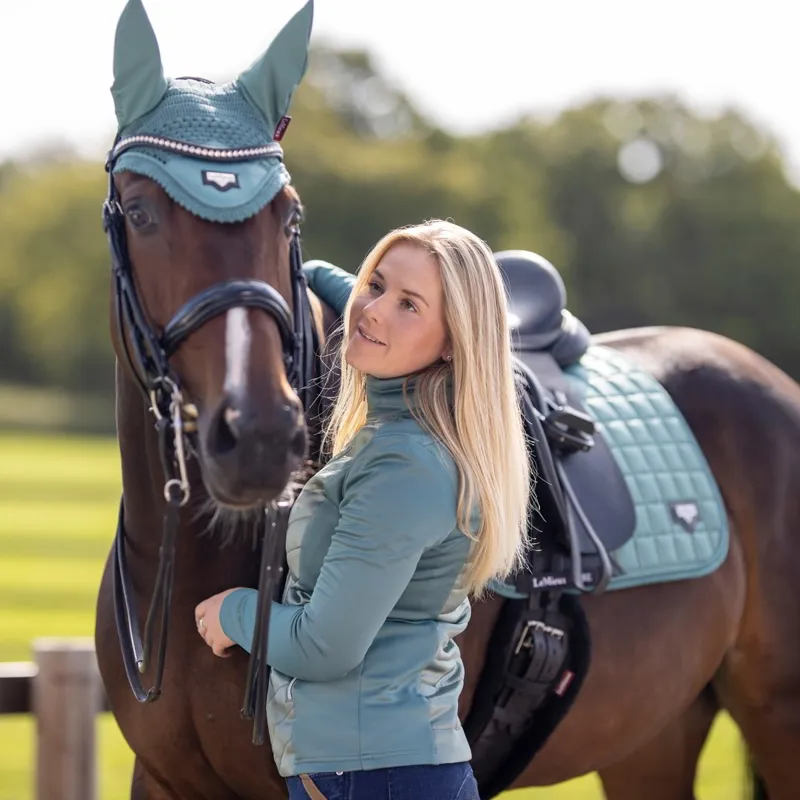 LeMieux Loire Fly Bonnet - Sage-6
