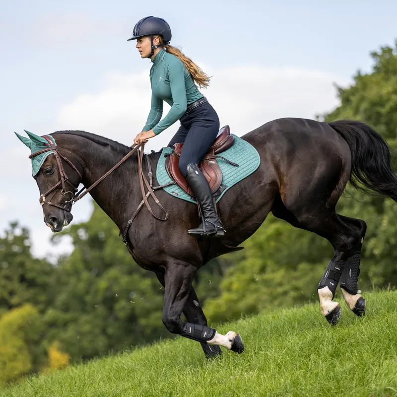 LeMieux Classic Fly Bonnet - Sage-2
