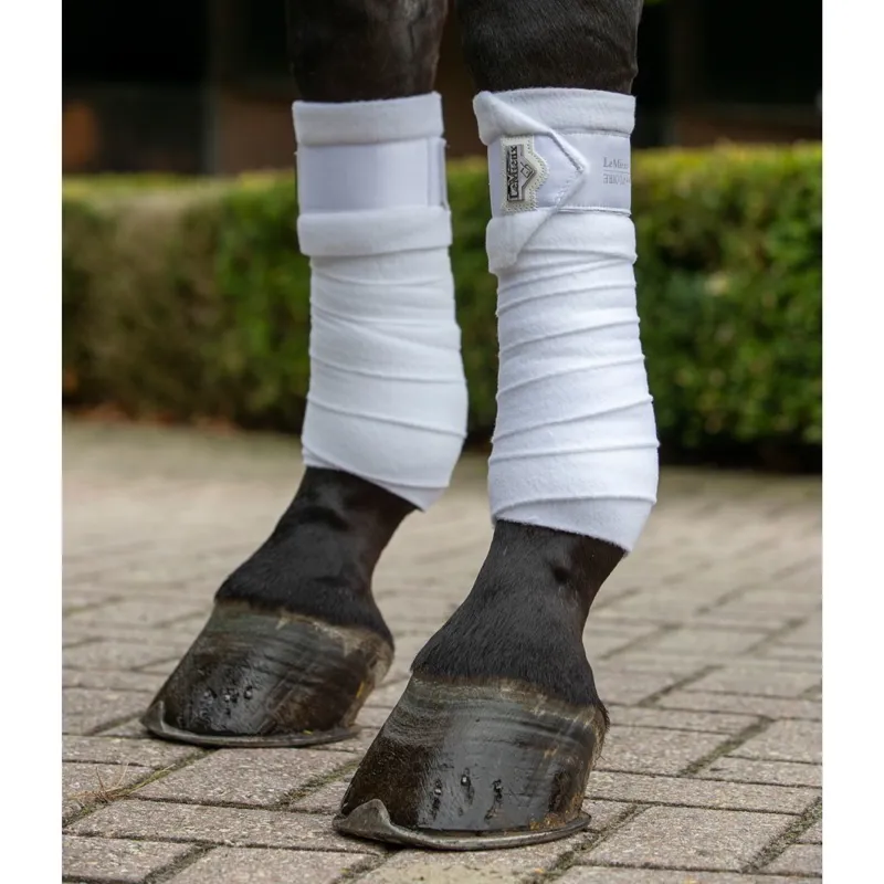 LeMieux Loire Polo Wraps - White-2