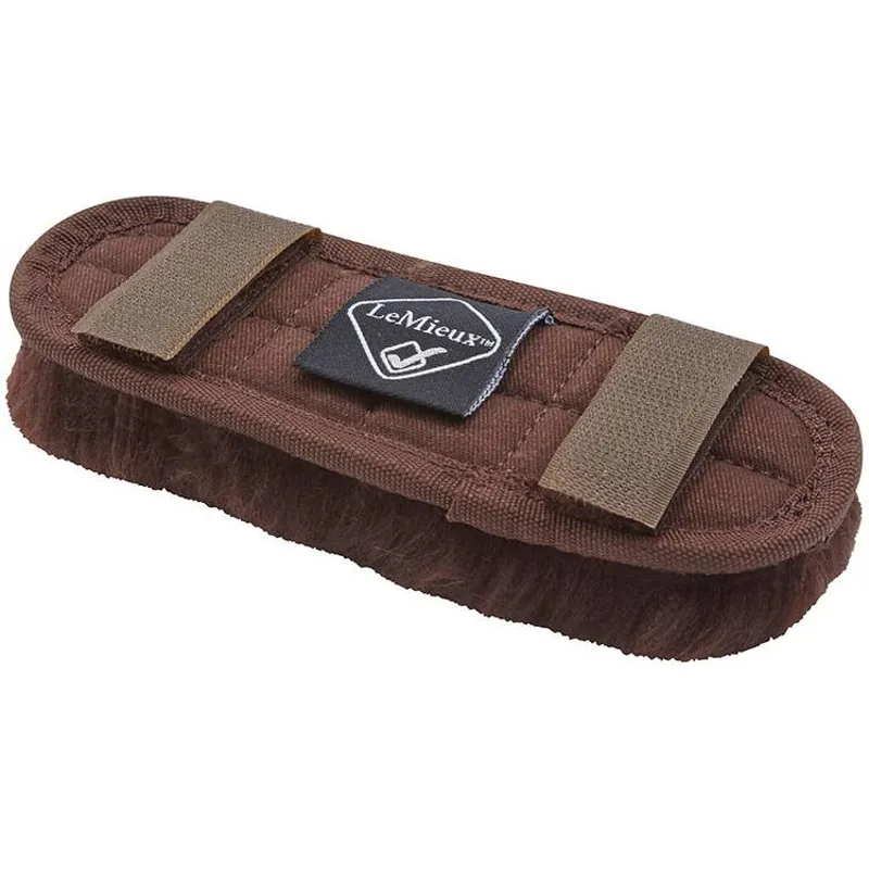 LeMieux Merino Plus Noseband Guard - Brown-1