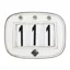 LeMieux Saddle Pad Number Holder - Diamante White