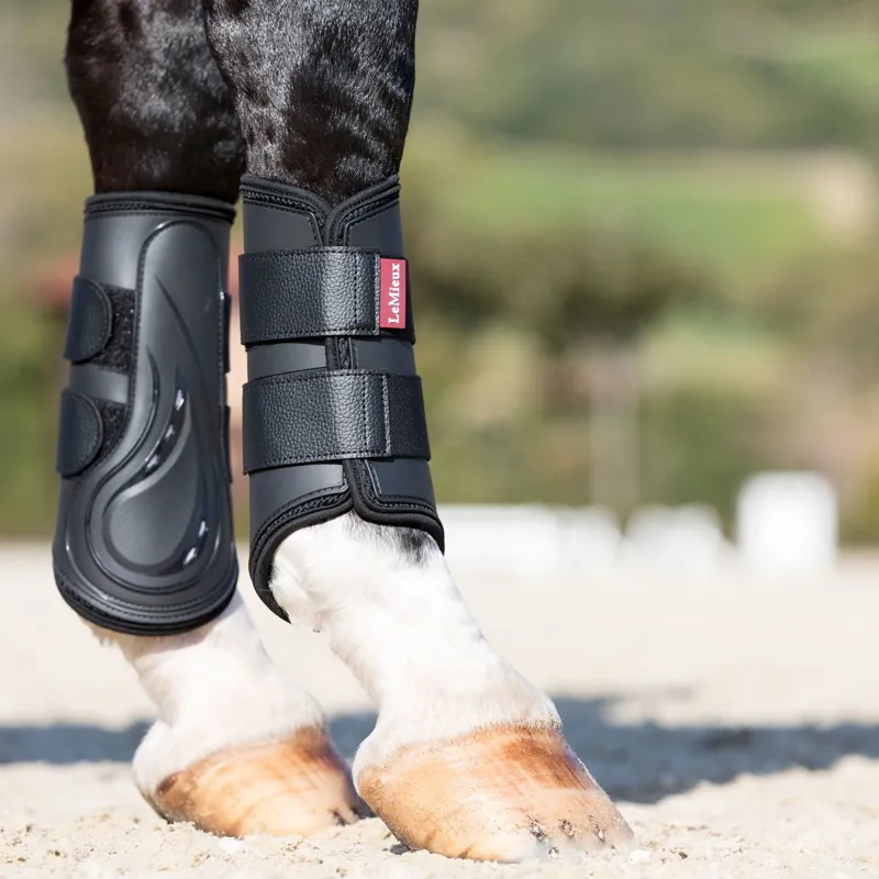LeMieux ProShell Brushing Boots - Black-4