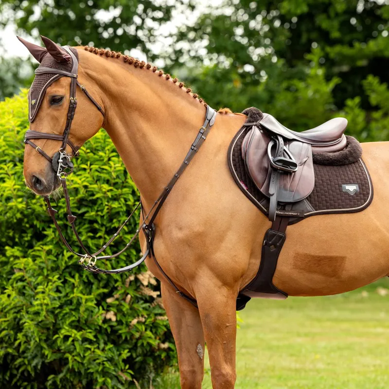 LeMieux Puissance Fly Bonnet - Brown-2