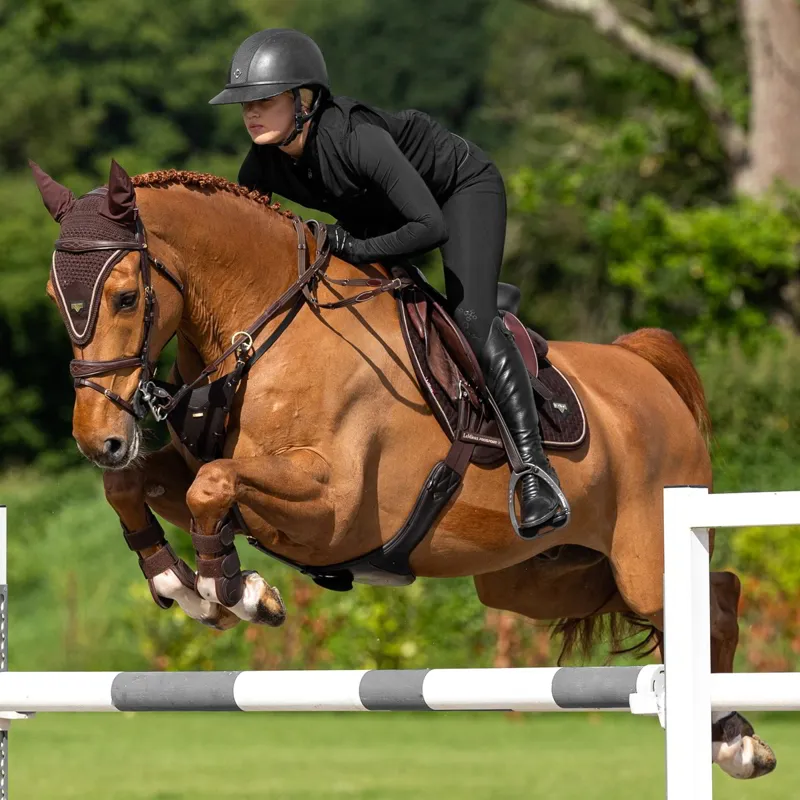 LeMieux Puissance Fly Bonnet - Brown-3