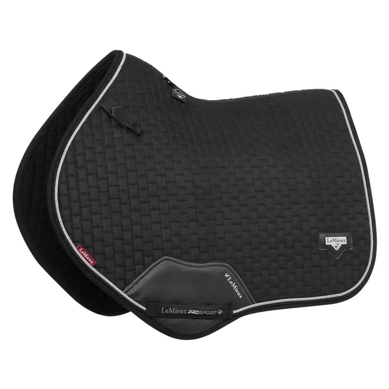 LeMieux Puissance Close Contact Square Saddle Pad - Black