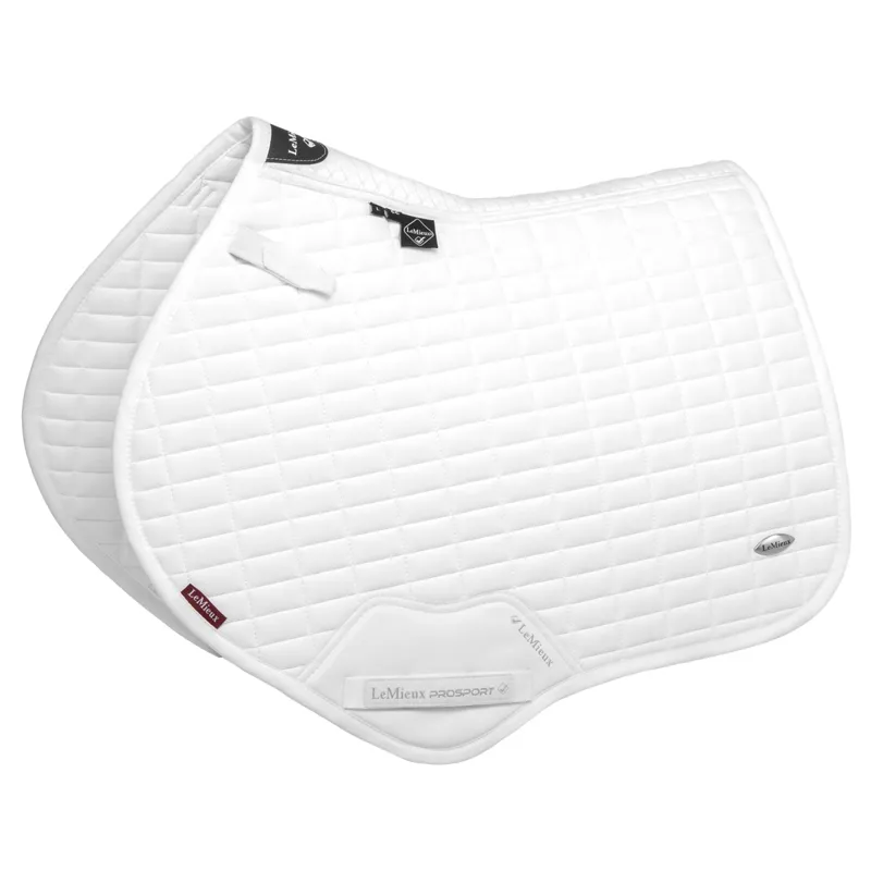 LeMieux Self-Cooling Close Contact Saddle Pad - Arctic White
