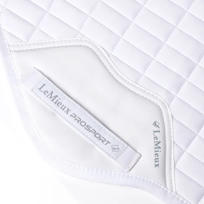 LeMieux Self-Cooling Close Contact Saddle Pad - Arctic White-1
