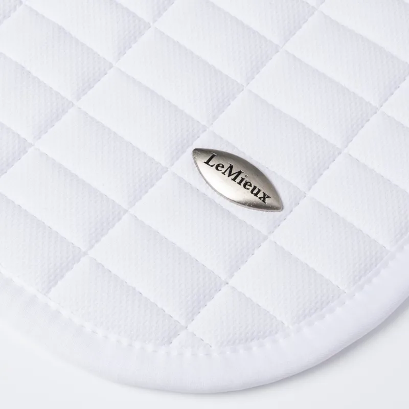 LeMieux Self-Cooling Close Contact Saddle Pad - Arctic White-2