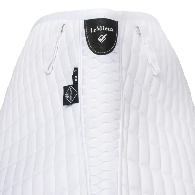 LeMieux Self-Cooling Close Contact Saddle Pad - Arctic White-3