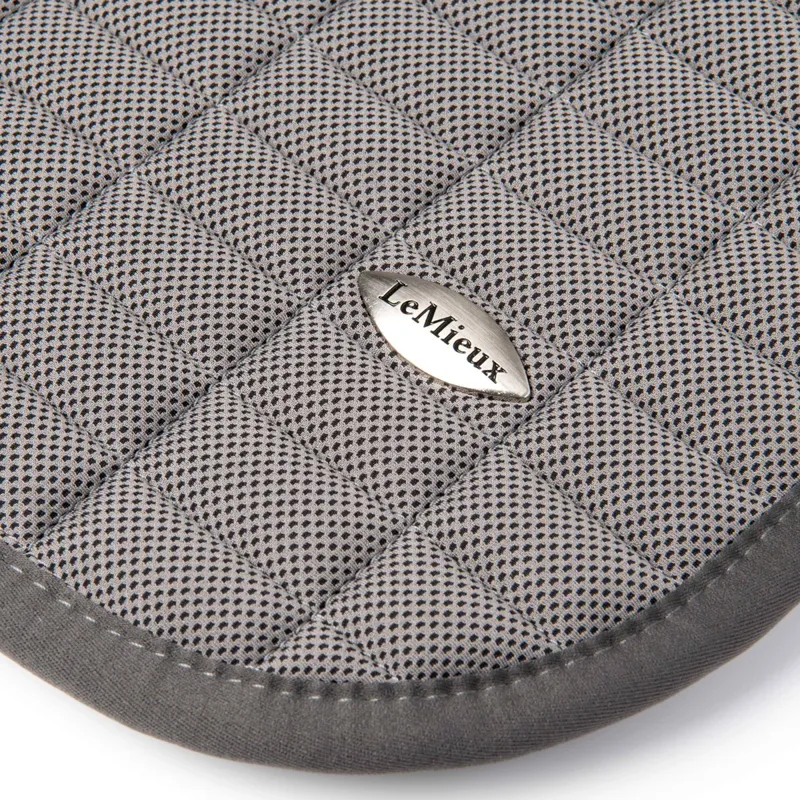 LeMieux Self-Cooling Close Contact Saddle Pad - Polar Grey-4