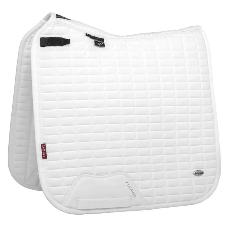 LeMieux Self-Cooling Dressage Saddle Pad - Arctic White