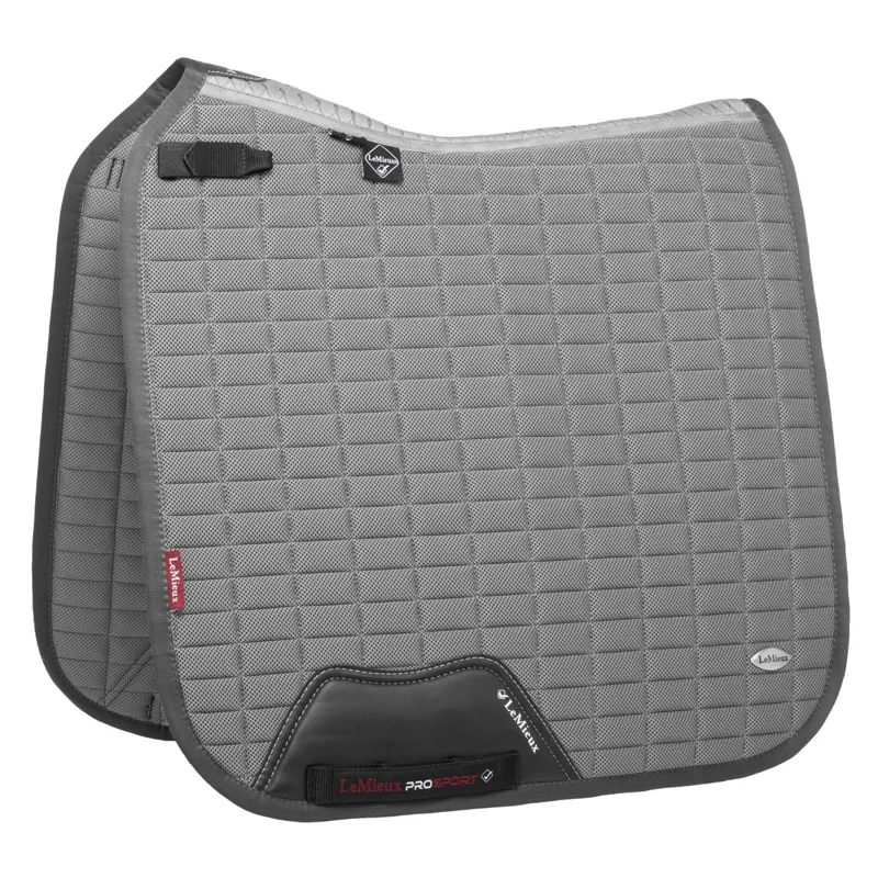 LeMieux Self-Cooling Dressage Saddle Pad - Polar Grey