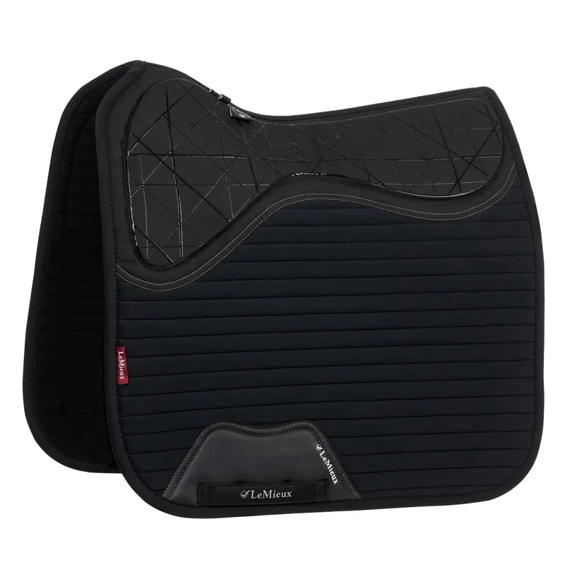 LeMieux Soft Shell Anti Slip Dressage Saddle Pad - Black