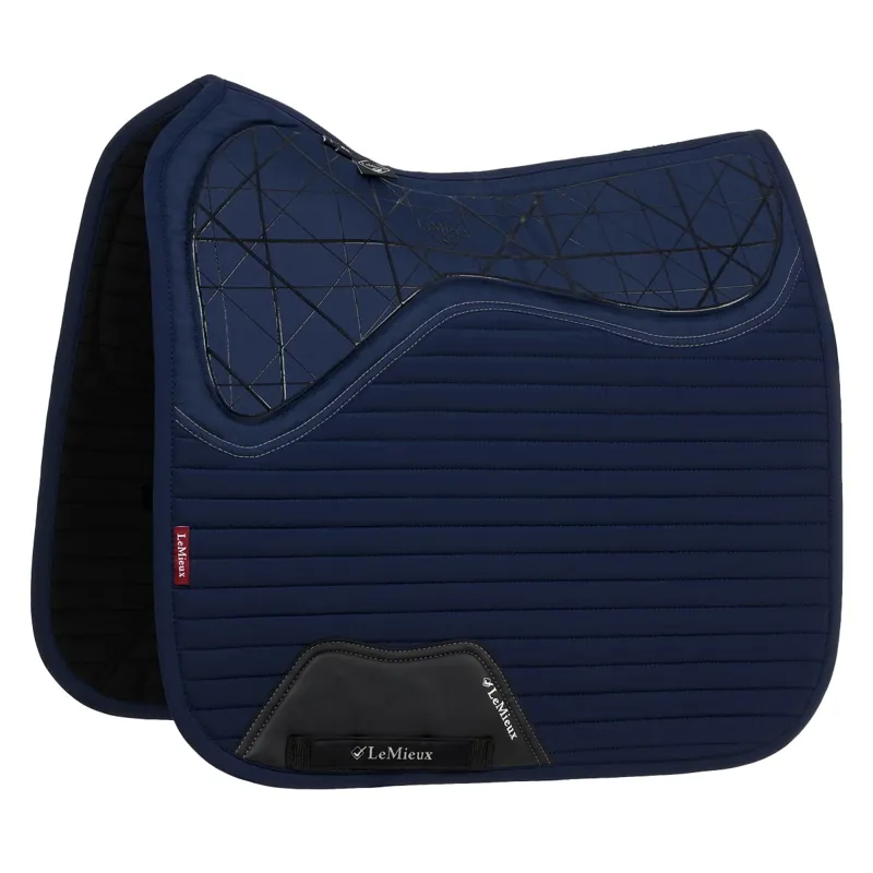 LeMieux Soft Shell Anti Slip Dressage Saddle Pad - Navy