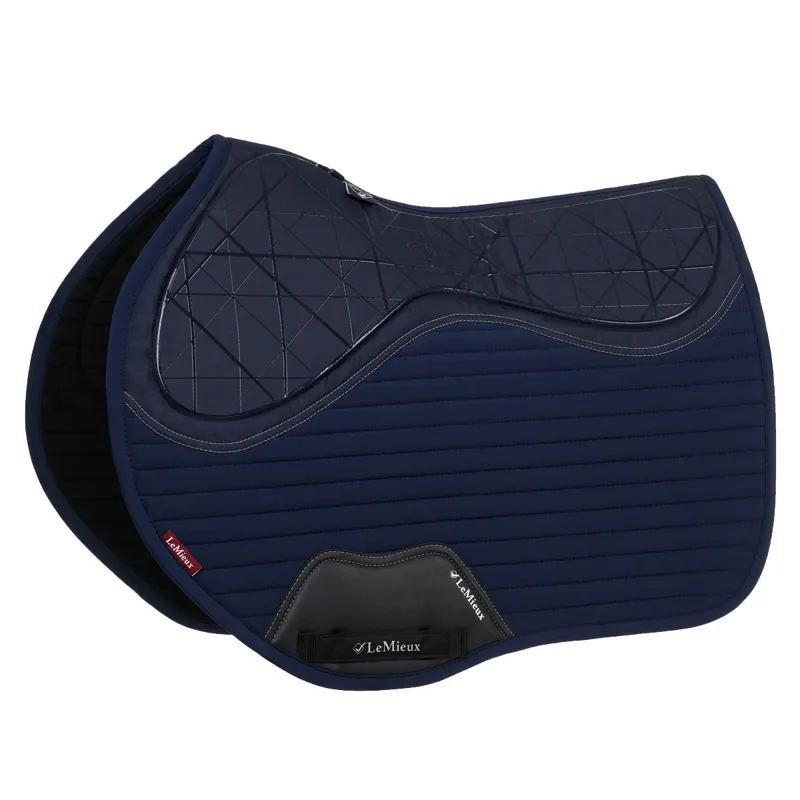 LeMieux Soft Shell Anti Slip Euro Jump Saddle Pad - Navy