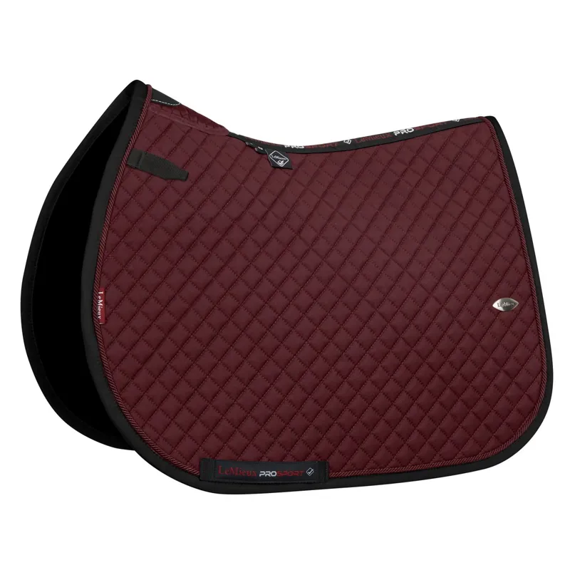 LeMieux Wither Relief Mesh Jumping Pad - Burgundy-1