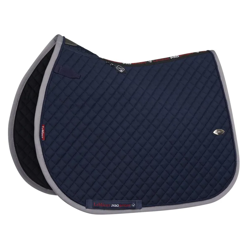 LeMieux Wither Relief Mesh Jumping Saddle Pad - Navy