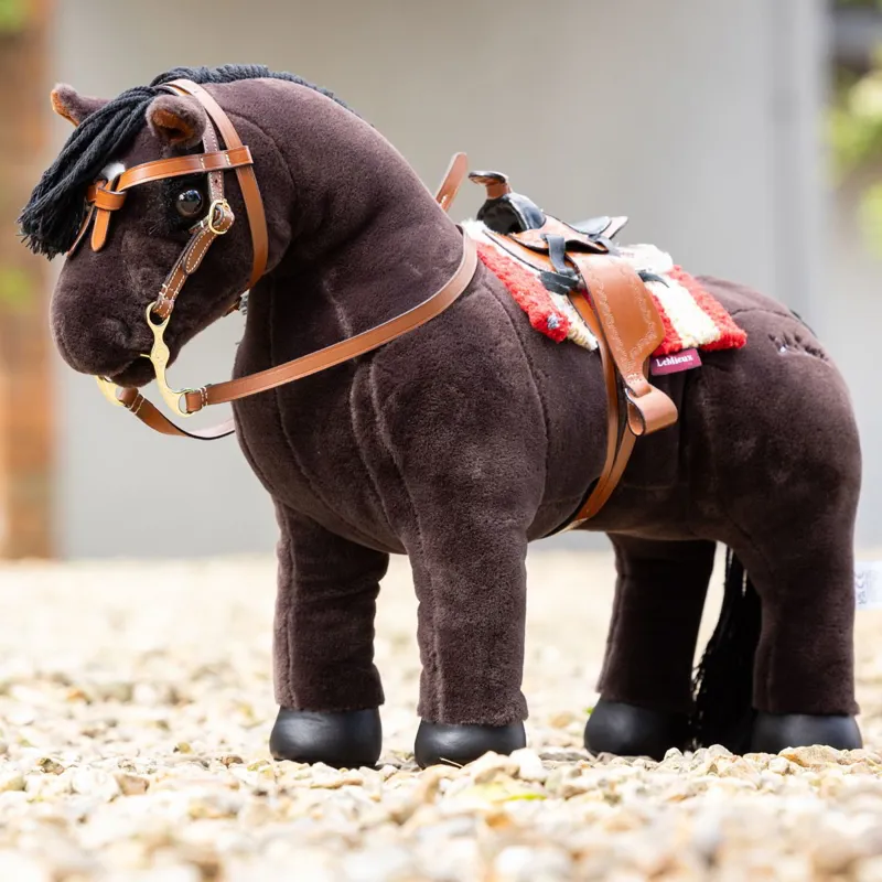 LeMieux Mini Toy Pony Western Saddle - Tan-1